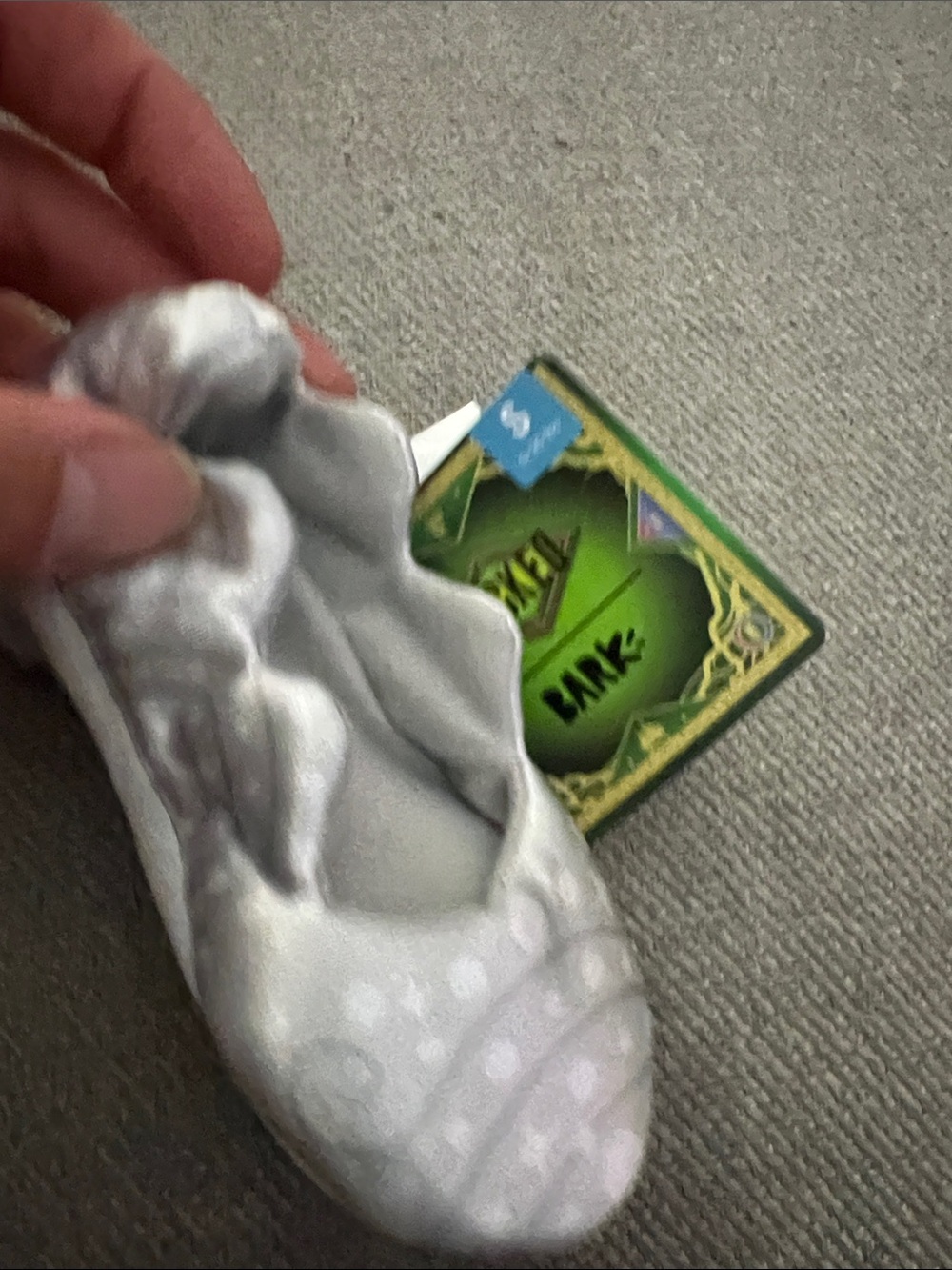 Nessa’s Squeakin Slippers Small Dog Toy & Treat Dispenser- Wicked x Bark Colab
